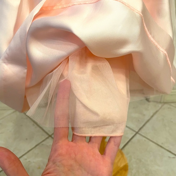 Abel & Lula Pink Mikado Dress - Picture 9 of 13